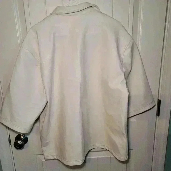 Zara jacket faux leather size large - Picture 3 of 10